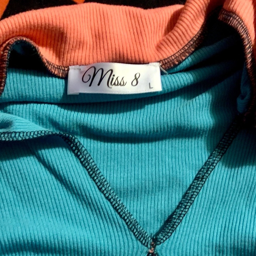 ColorBlock Y2K Mini Dress - Picture 3 of 3